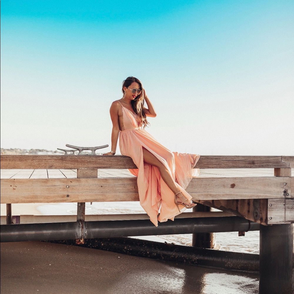 Michael Costello x Revolve Paris Gown